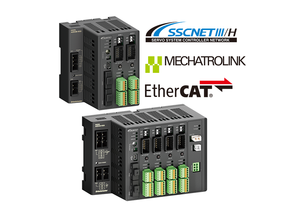 搭載無需電池絕對式編碼器 αSTEP AZ系列 多軸驅動器 DC電源輸入