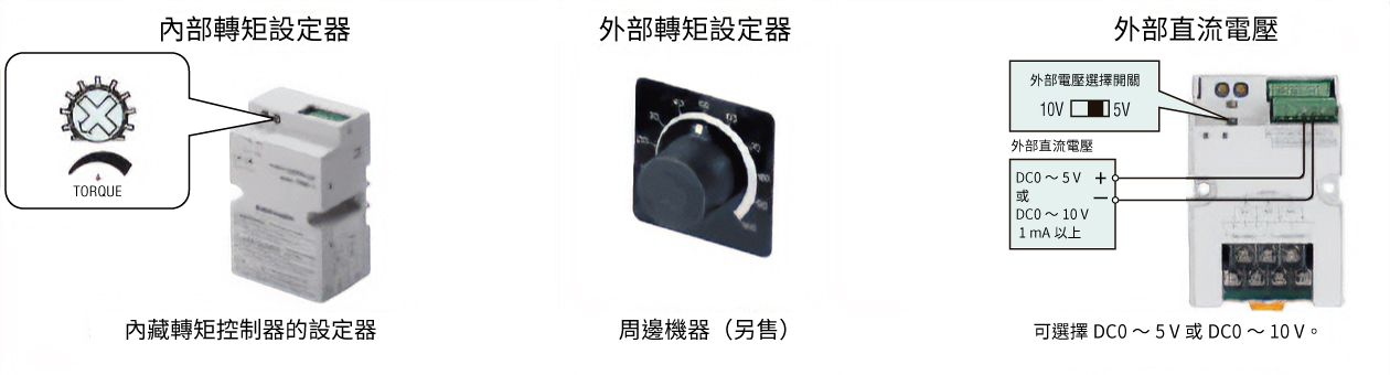 使用專用轉矩控制器輕鬆設定轉矩
