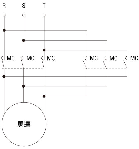 Connection Diagram for Three-Phase Motor